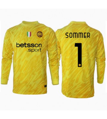 Inter Milan Yann Sommer #1 Målvakt Bortatröja 2024-25 Långärmad